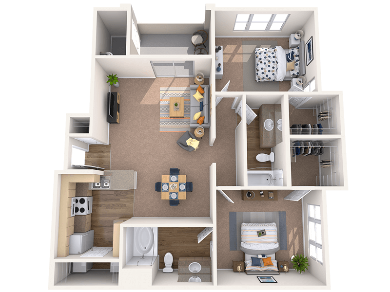 2 bed 2 bath G at Montage at Pecos Ranch Apartments, Arizona